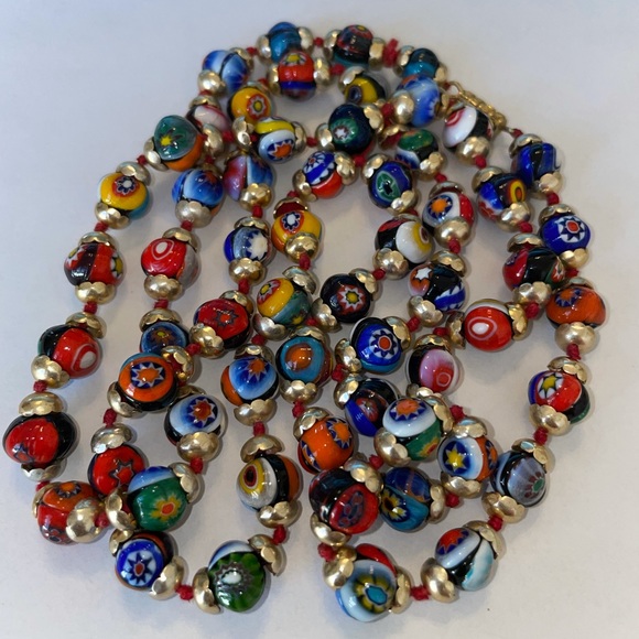 Vintage Antique Venetian Murano Moretti Millefiori Art...